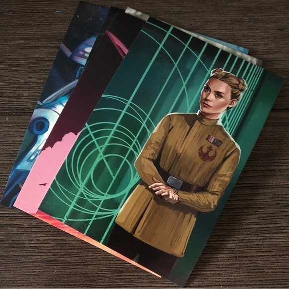 Disney Star Wars: Women of Star Wars postcards bundle #9 (Set of 5) - Picture 1 of 6